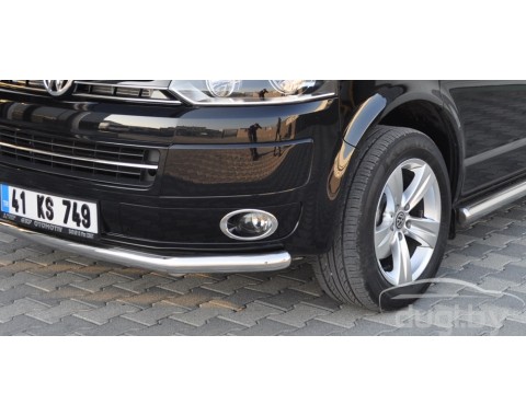 Окантовка на противотуманные фонари (нерж.) для VW T6.